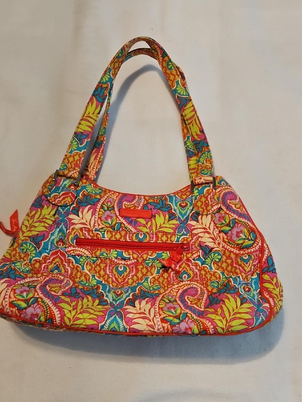 Vera Bradley Emily Shoulder Bag In Paisley In Paradise